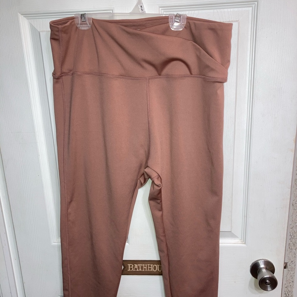 Light pink Crossover Leggings